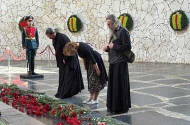 Гости Волгоградской епархии посетили Мамаев курган