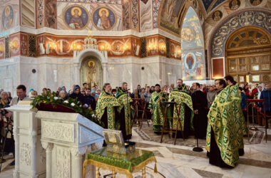 В Волгоградской епархии встретили ковчег с частицей мощей блаженной Матроны