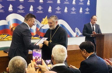 Священнослужители награждены Благодарственными письмами ГУ МВД России по Волгоградской области