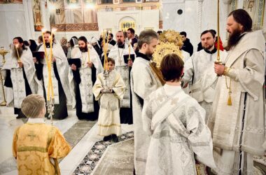 Правящий архиерей совершил Всенощное бдение в канун Недели пред Богоявлением