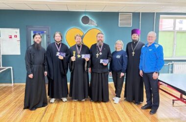 Клирики Волгоградской епархии приняли участие в турнире по настольному теннису