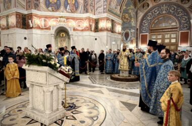 В канун Сретения Господня правящий архиерей совершил Всенощное бдение