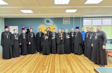 В Волгограде прошел турнир по настольному теннису между клириками Волгоградской митрополии