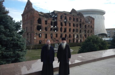 Гости епархии посетили памятные места нашего города