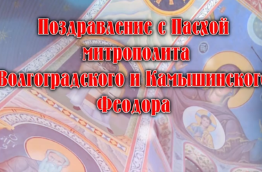 Поздравление митрополита Волгоградского и Камышинского Феодора с Воскресением Христовым