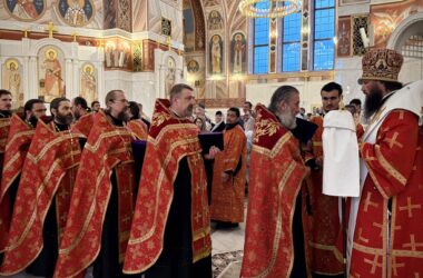 Митрополит Феодор совершил Всенощное бдение в канун Недели о слепом